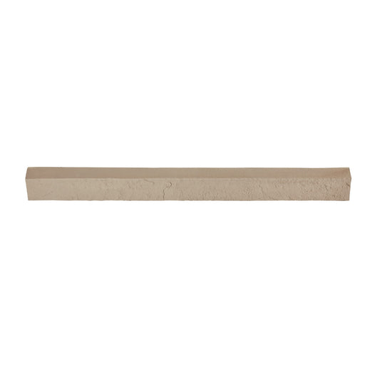 WallWell Beige faux stone ledger trim texture close-up