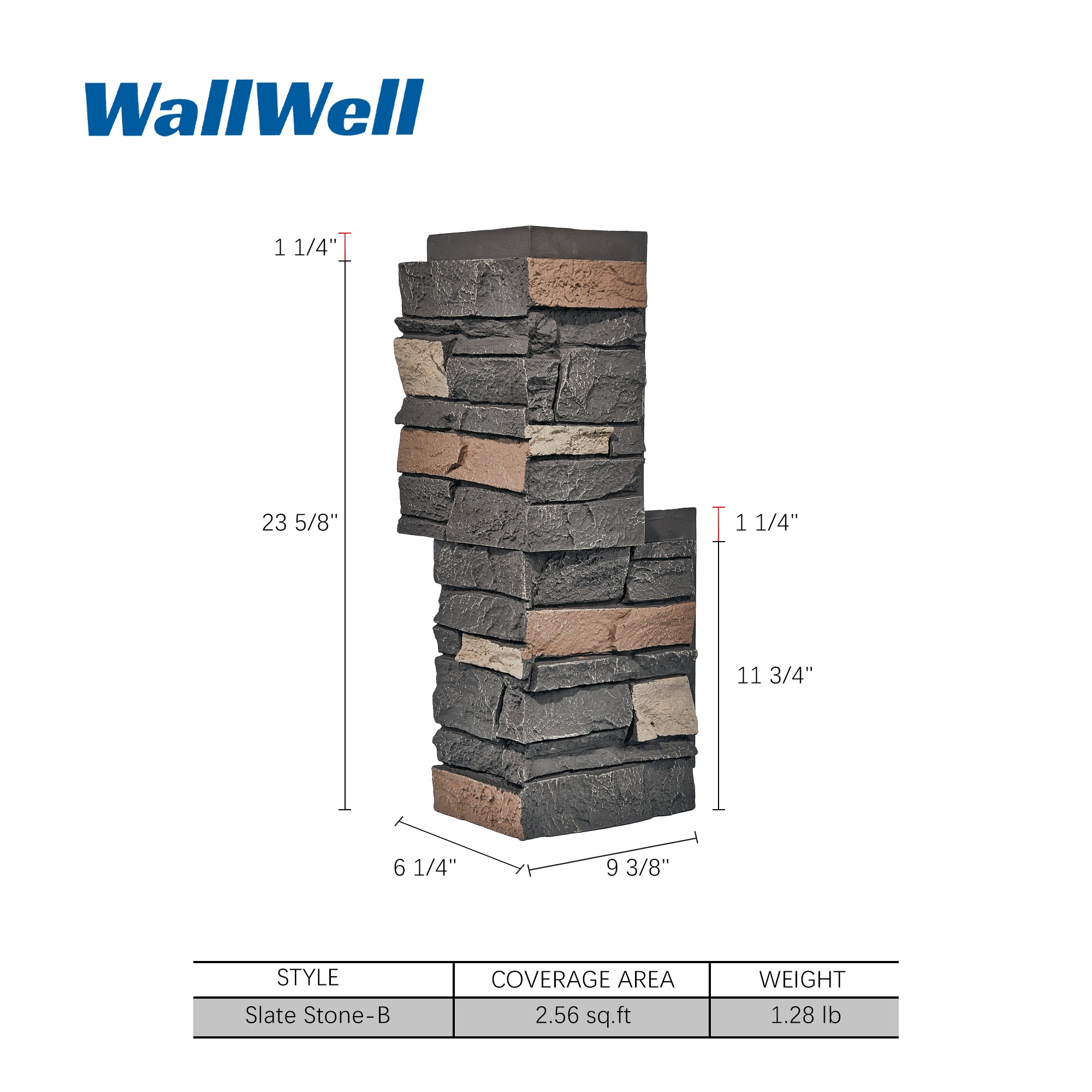 Slate Stone-B (Iron Gray / Desert Yellow)