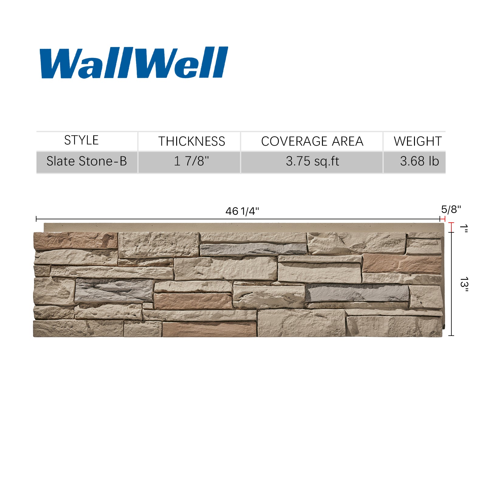Slate Stone-B (Iron Gray / Desert Yellow)