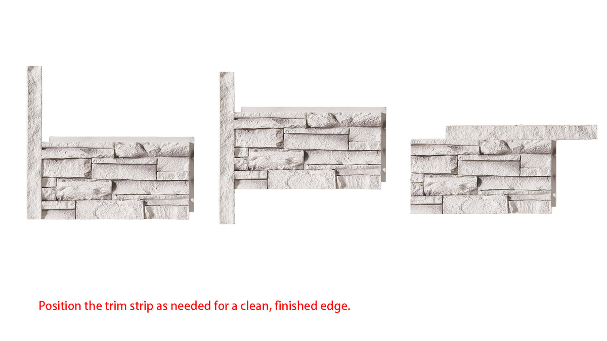 Custom Order — Faux Stone Universal Ledger Trim (2-Piece)