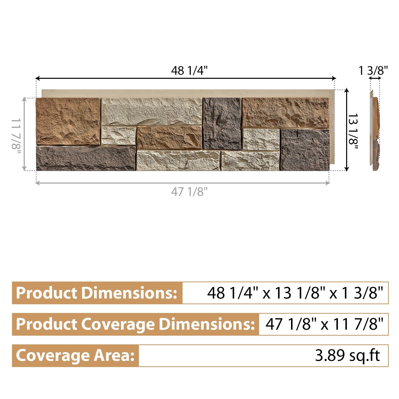 English Brown Wall Panels