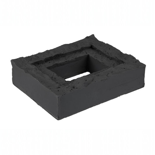 Faux Stone Outlet Box & Switch Cover 2-Pack Charcoal