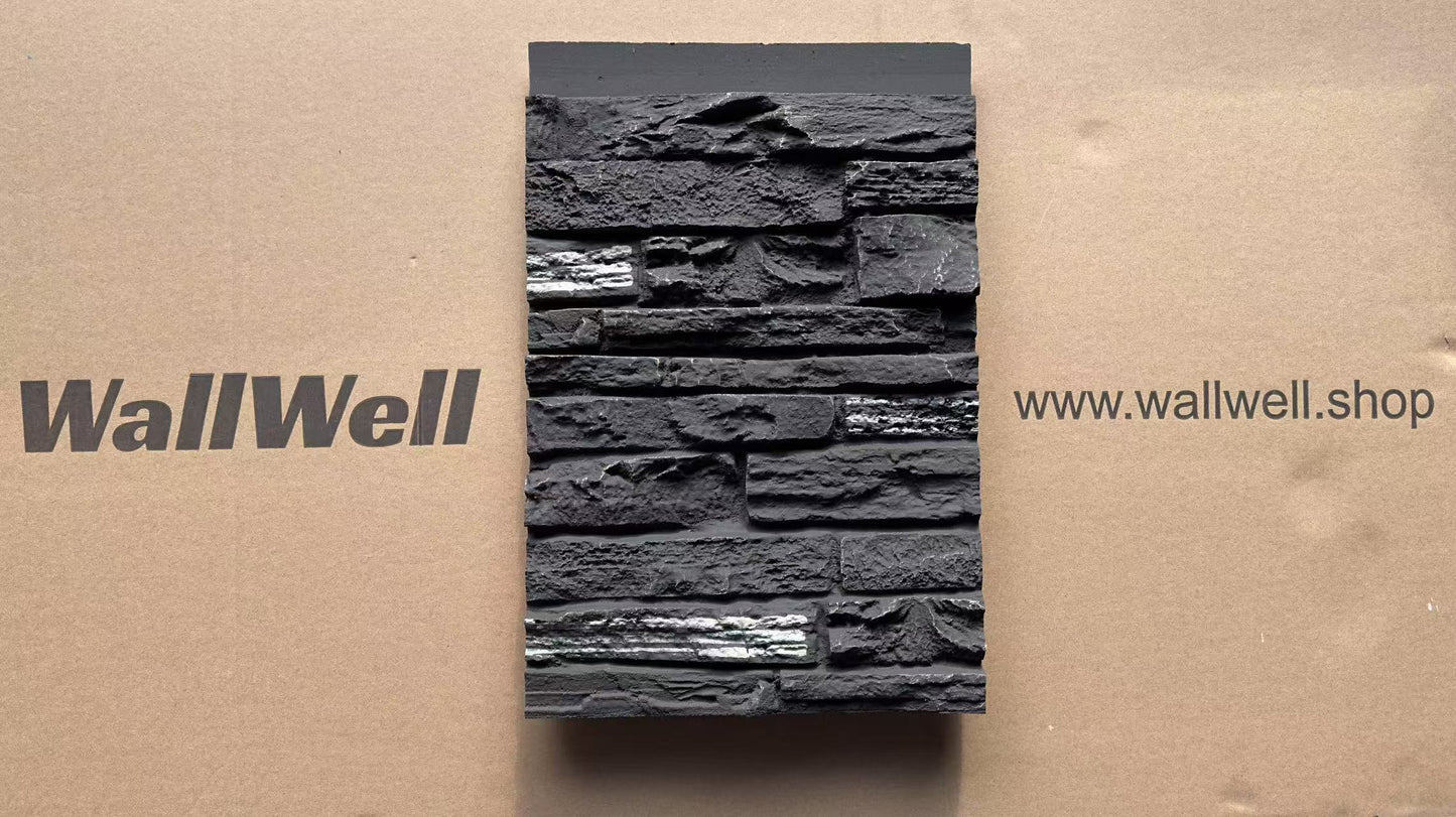 Slate Stone-A (Midnight Black / Slate Gray)