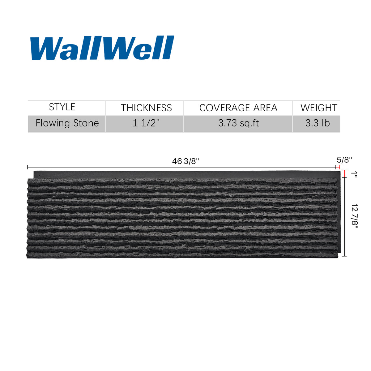 606 Flowing Stone Wall Panels
