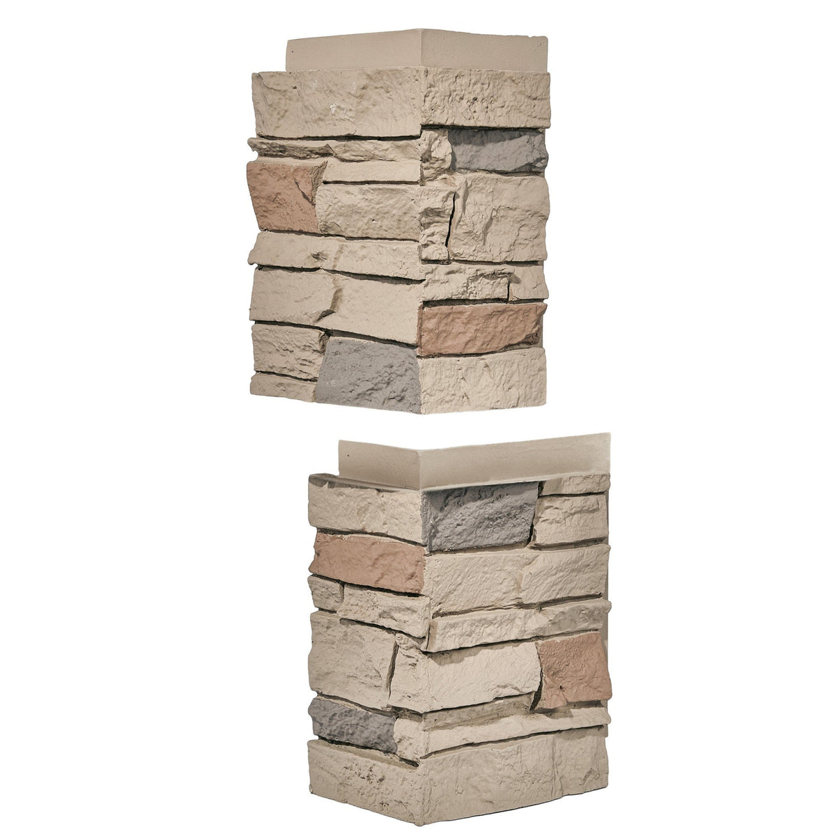 WallWell Desert Yellow faux stone outside corner — clearance product photo 2