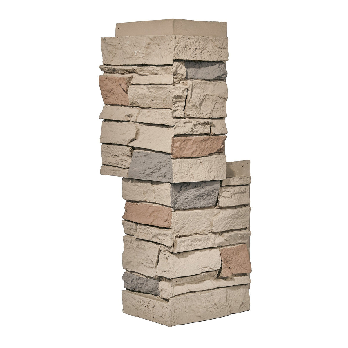 WallWell Desert Yellow faux stone outside corner — clearance product photo 3