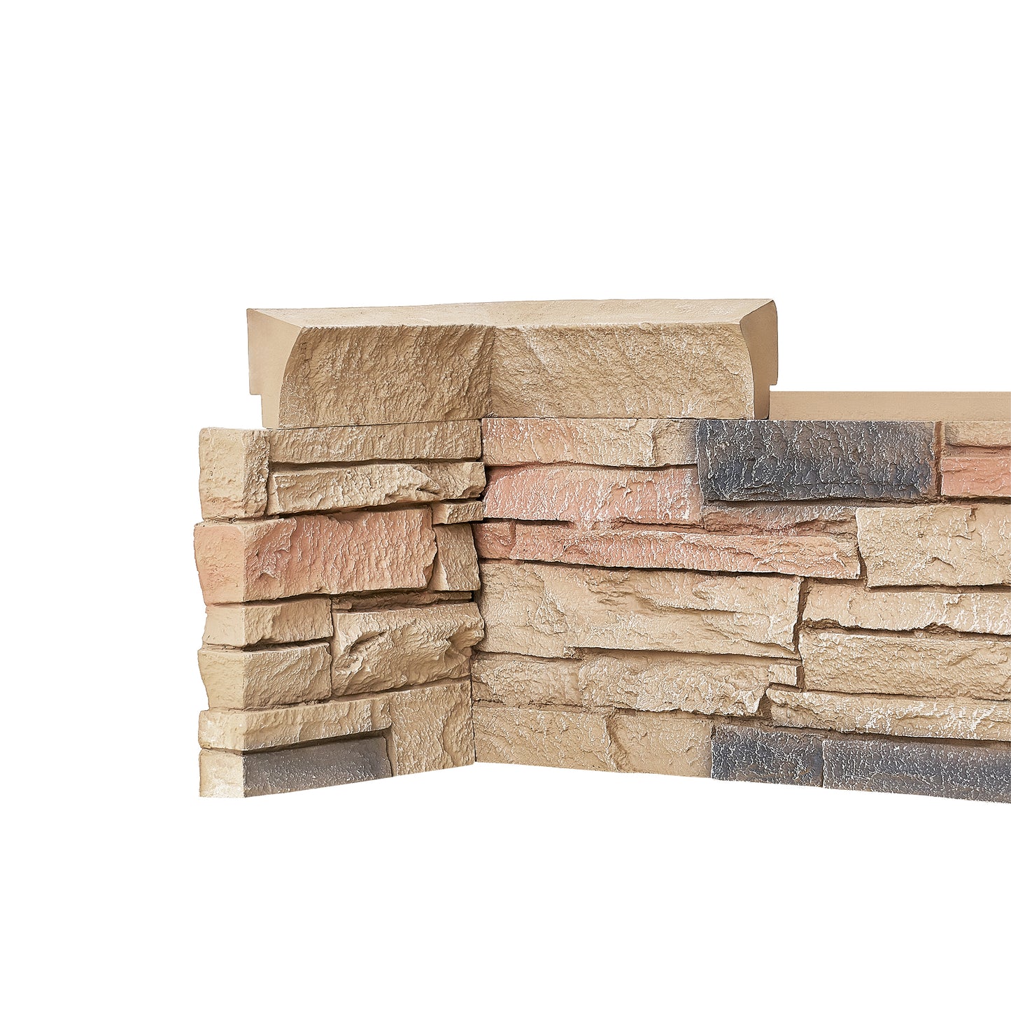 Custom Order — Faux Stone Corner Ledger (2-Piece)