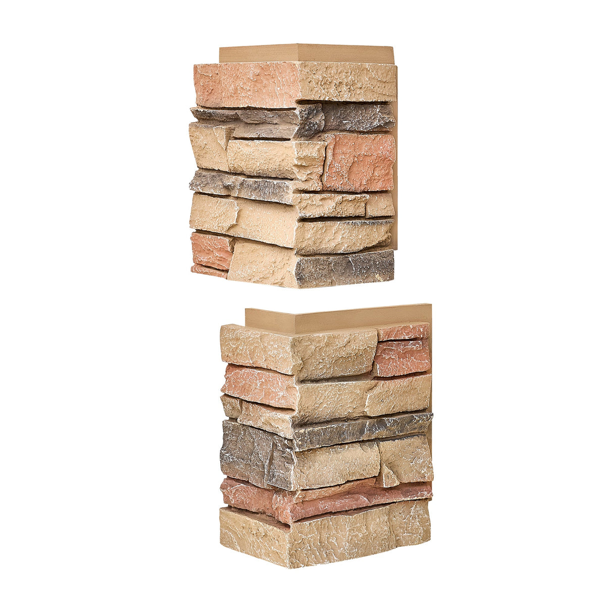 WallWell Sienna Dawn faux stone outside corner product photo 2