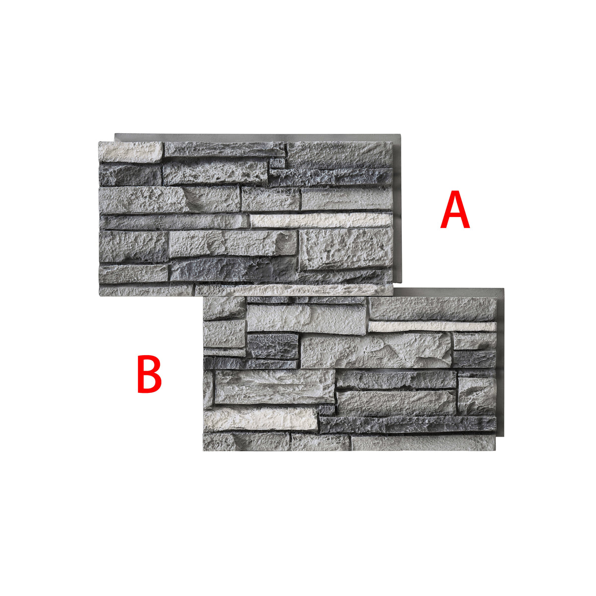 Custom Order — Faux Stone Wall Panels & Corners, Small Format (21x11in)