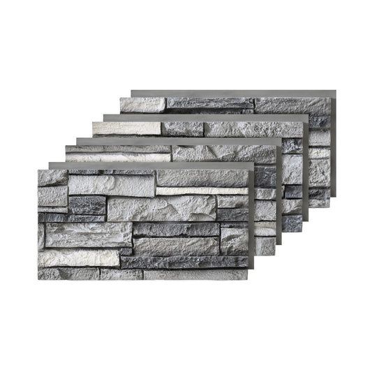 WallWell FogStone faux stone wall panel (21x11in) photo 1