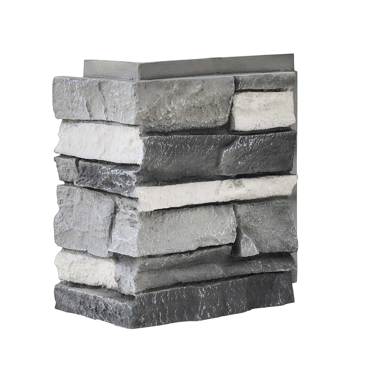 WallWell FogStone faux stone outside corner (21x11in) photo 3