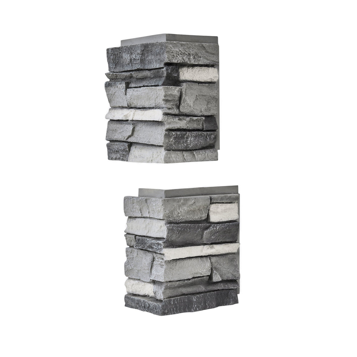 WallWell FogStone faux stone outside corner (21x11in) photo 4