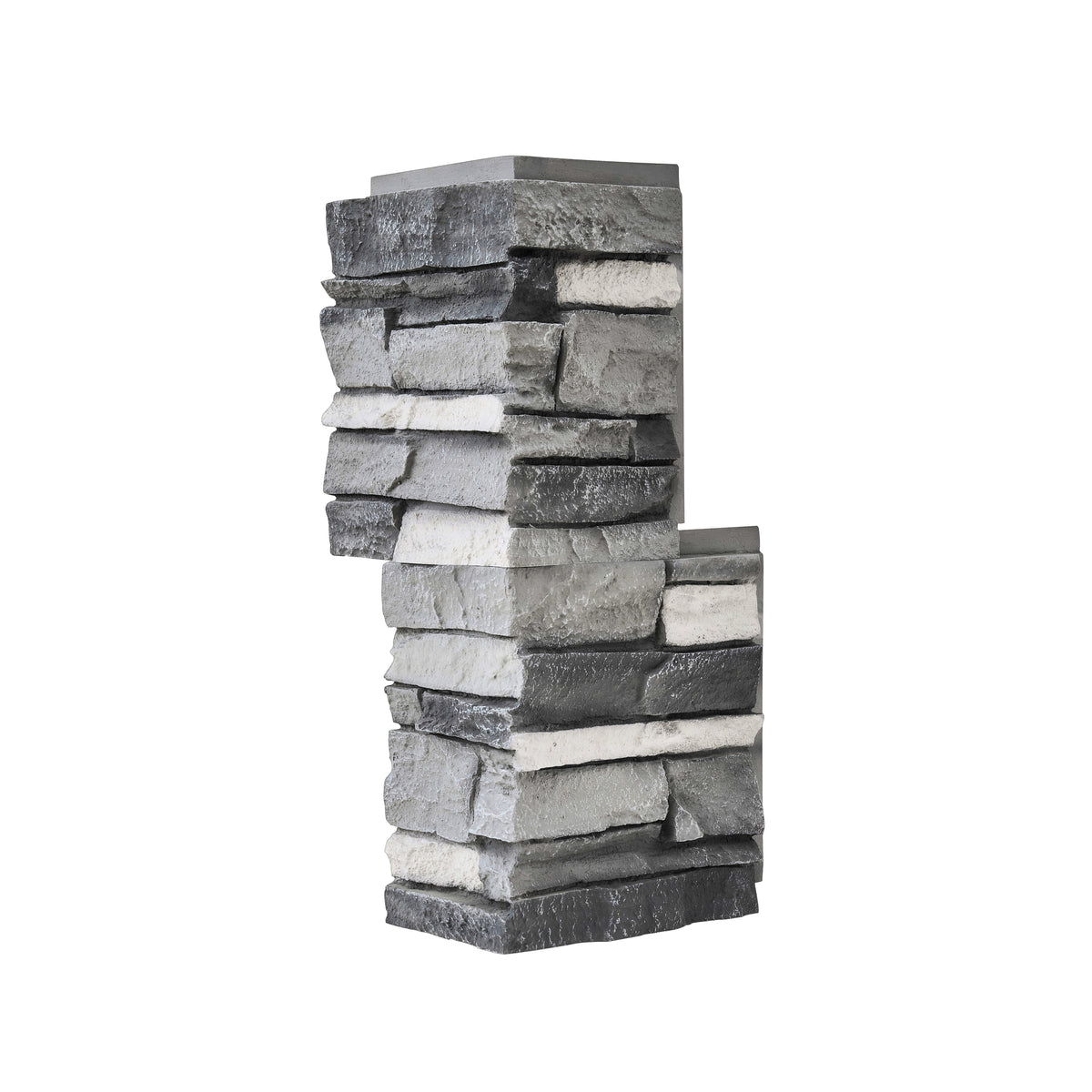 WallWell FogStone faux stone outside corner (21x11in) photo 2