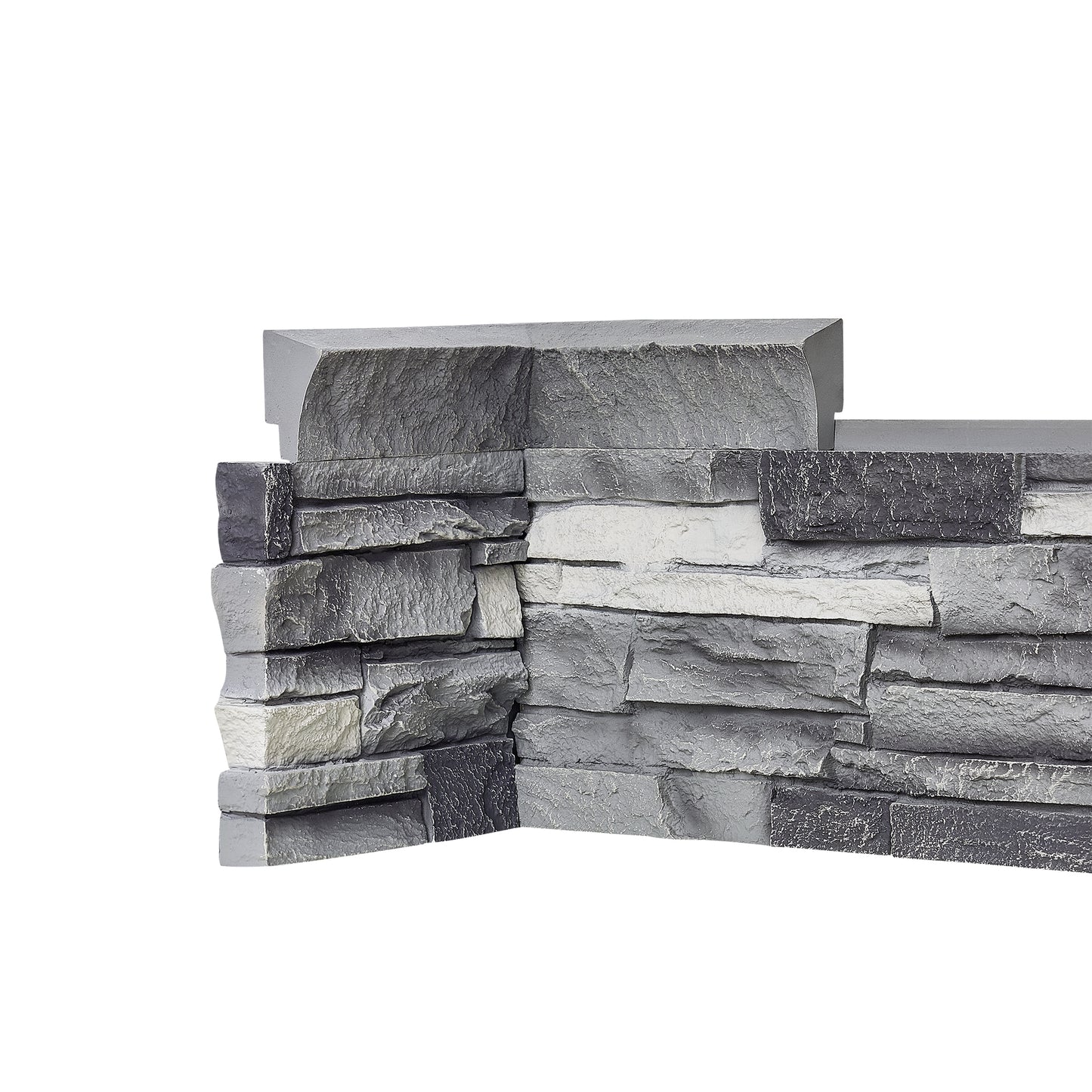 Custom Order — Faux Stone Corner Ledger (2-Piece)