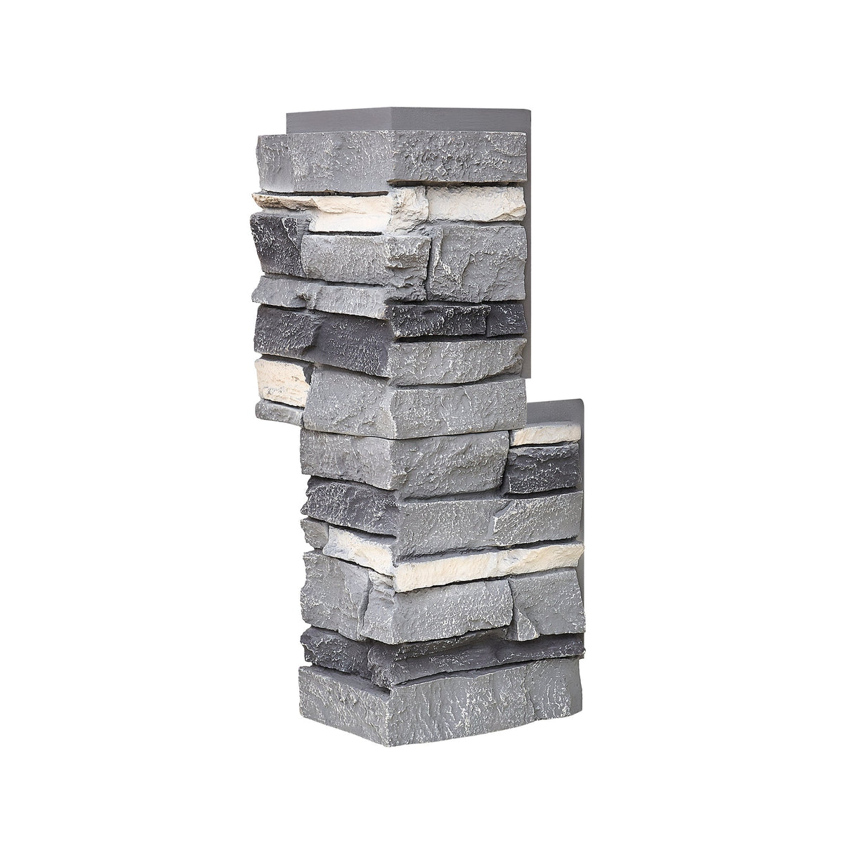WallWell FogStone faux stone outside corner product photo 3