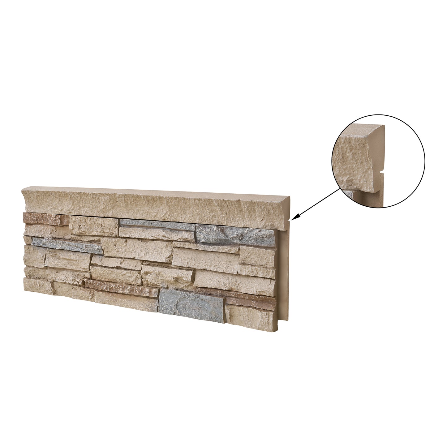 Custom Order — Faux Stone Ledger (2-Piece)
