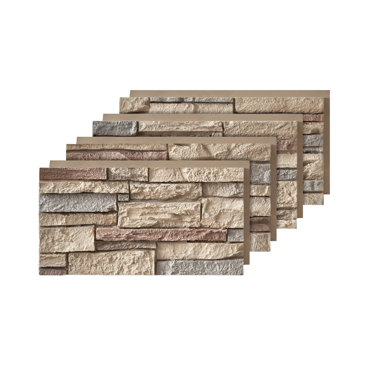 Custom Order — Faux Stone Wall Panels & Corners, Small Format (21x11in)