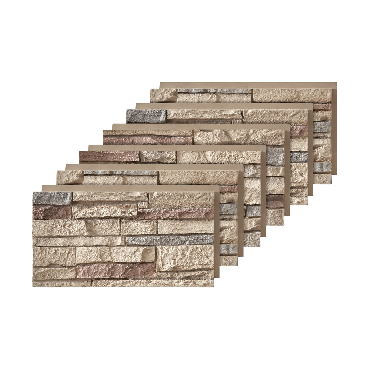 Custom Order — Faux Stone Wall Panels & Corners, Small Format (21x11in)