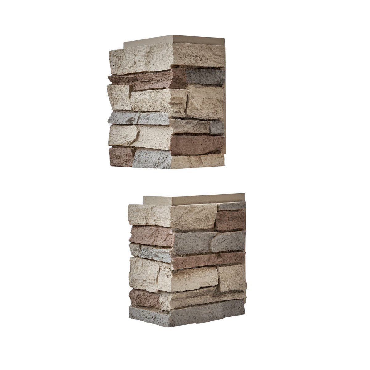 WallWell Golden Dune faux stone outside corner (21x11in) photo 4