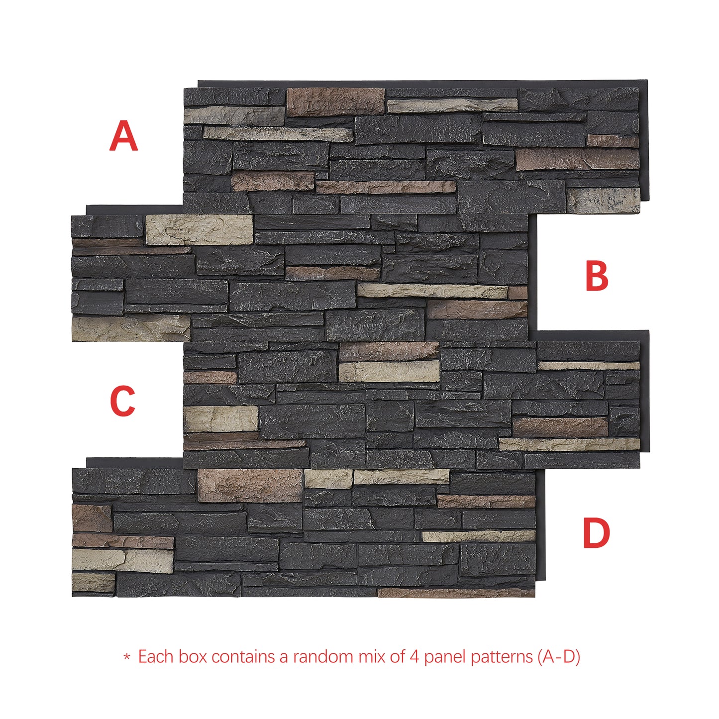 Stacked Stone Wall Panels