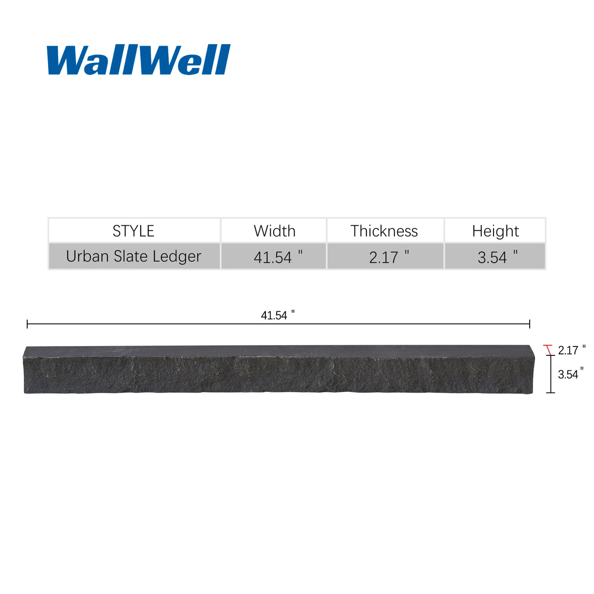 Custom Order — Faux Stone Ledger (2-Piece)