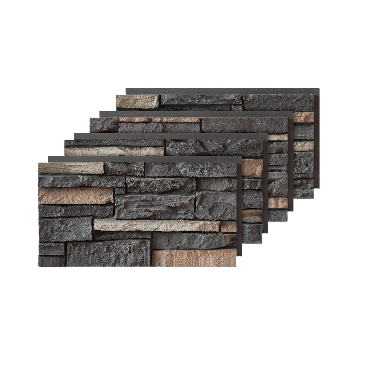 Custom Order — Faux Stone Wall Panels & Corners, Small Format (21x11in)