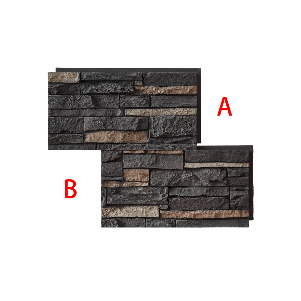 Custom Order — Faux Stone Wall Panels & Corners, Small Format (21x11in)