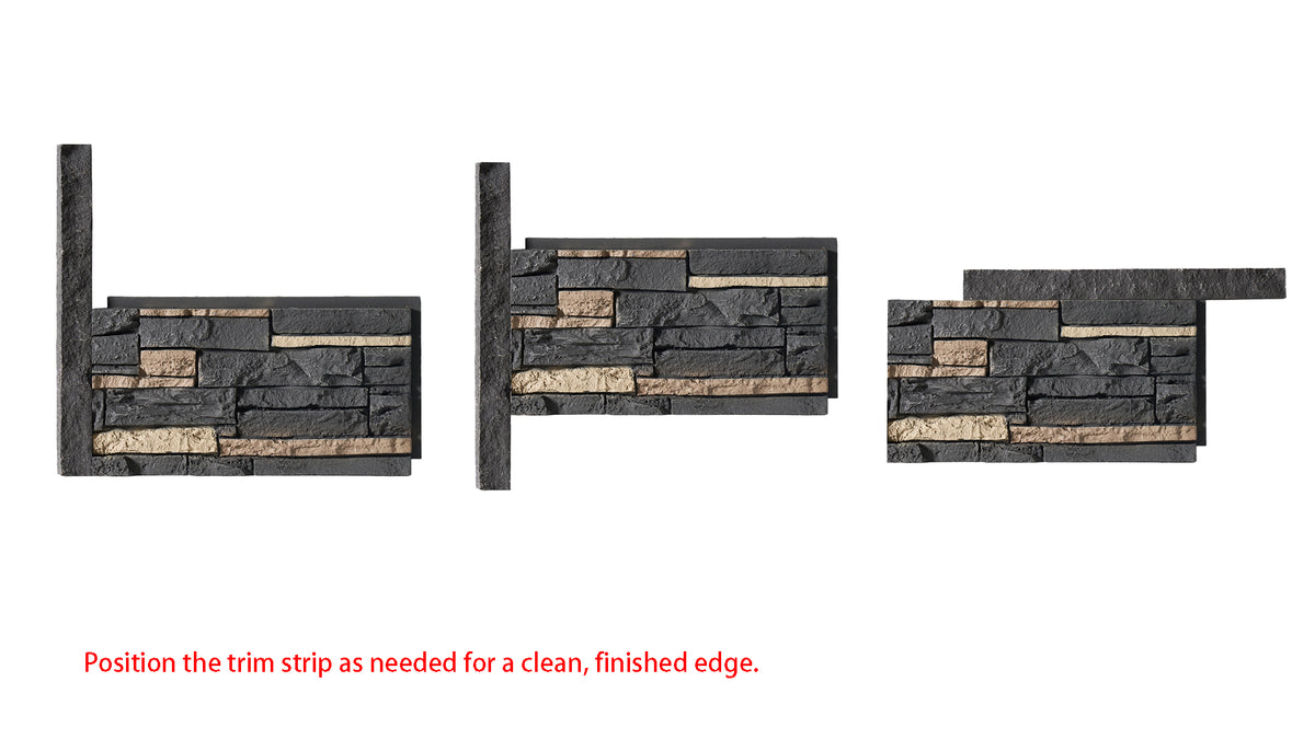 Custom Order — Faux Stone Universal Ledger Trim (2-Piece)