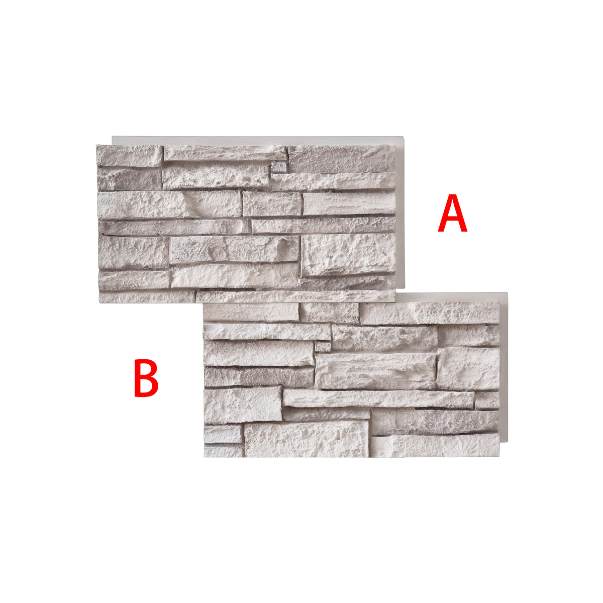 Custom Order — Faux Stone Wall Panels & Corners, Small Format (21x11in)