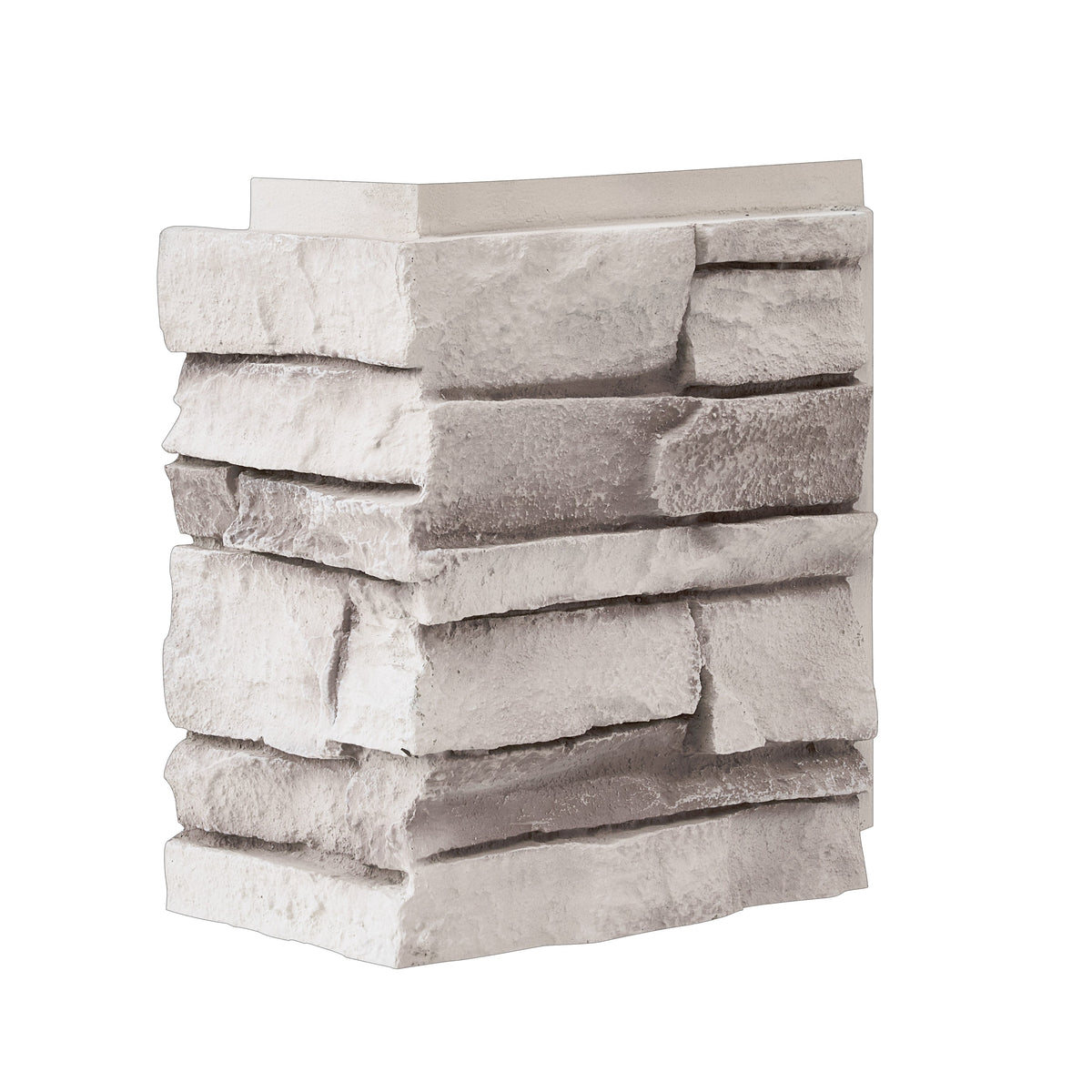 WallWell Snow Stone faux stone outside corner (21x11in) photo 2