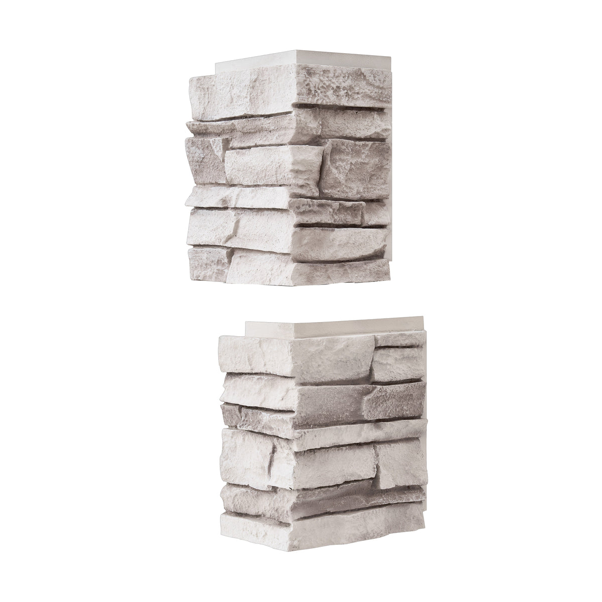WallWell Snow Stone faux stone outside corner (21x11in) photo 3