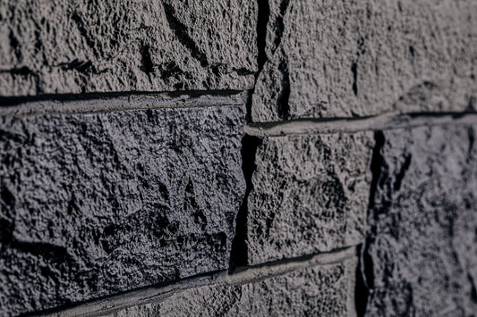 Faux Stone Wall Covering Siding Panels Polyurethane PU | Castle Stone | 6-Panels - WallWell INC - 